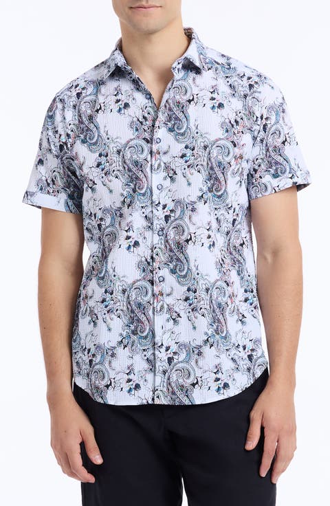 Pickwick Short Sleeve Button-Up Shirt