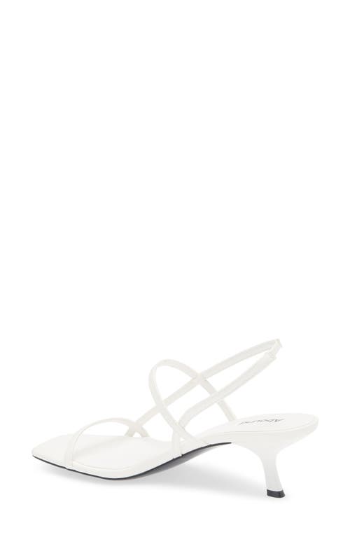 Abound Mandy Slingback Sandal In White Blanc