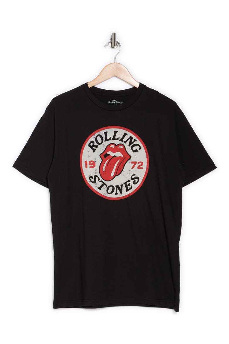 Rolling Stones Cotton Graphic T-Shirt, Alternate, color, BLACK