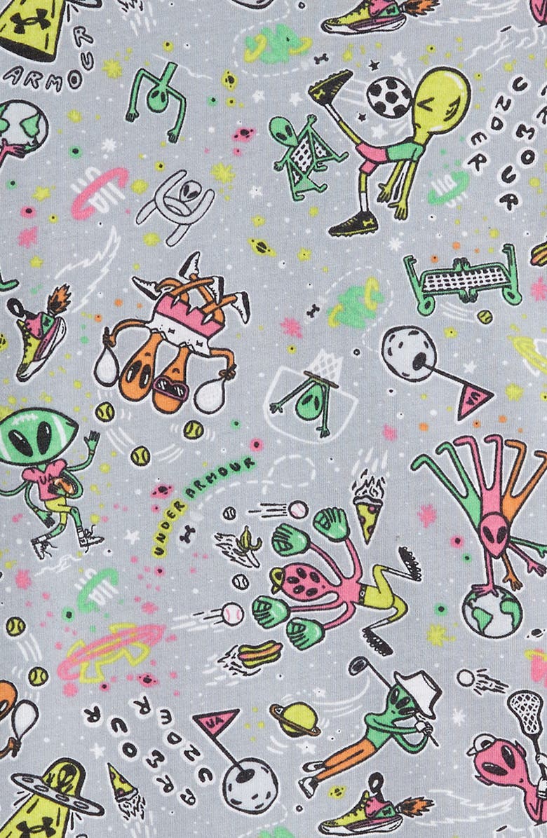 Under Armour Kids' Alien Print T-Shirt, Alternate, color, 