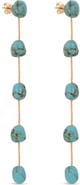 Ettika Dripping in Turquoise Drop Earrings