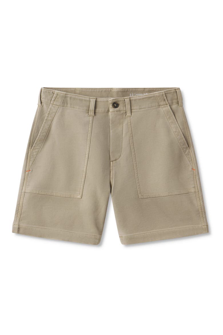 Comfort Terry Utility Shorts, Alternate, color, SAND DUNE