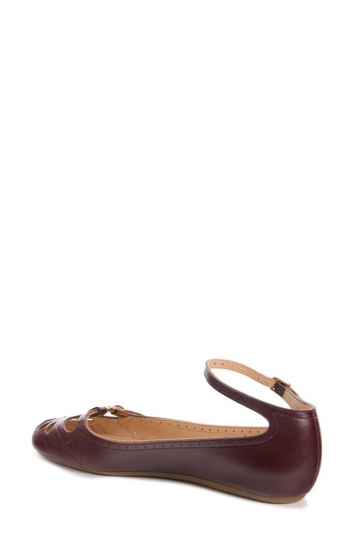 Chloé Chloe Misty Cut-out Leather Ballet Flats In Animal Print