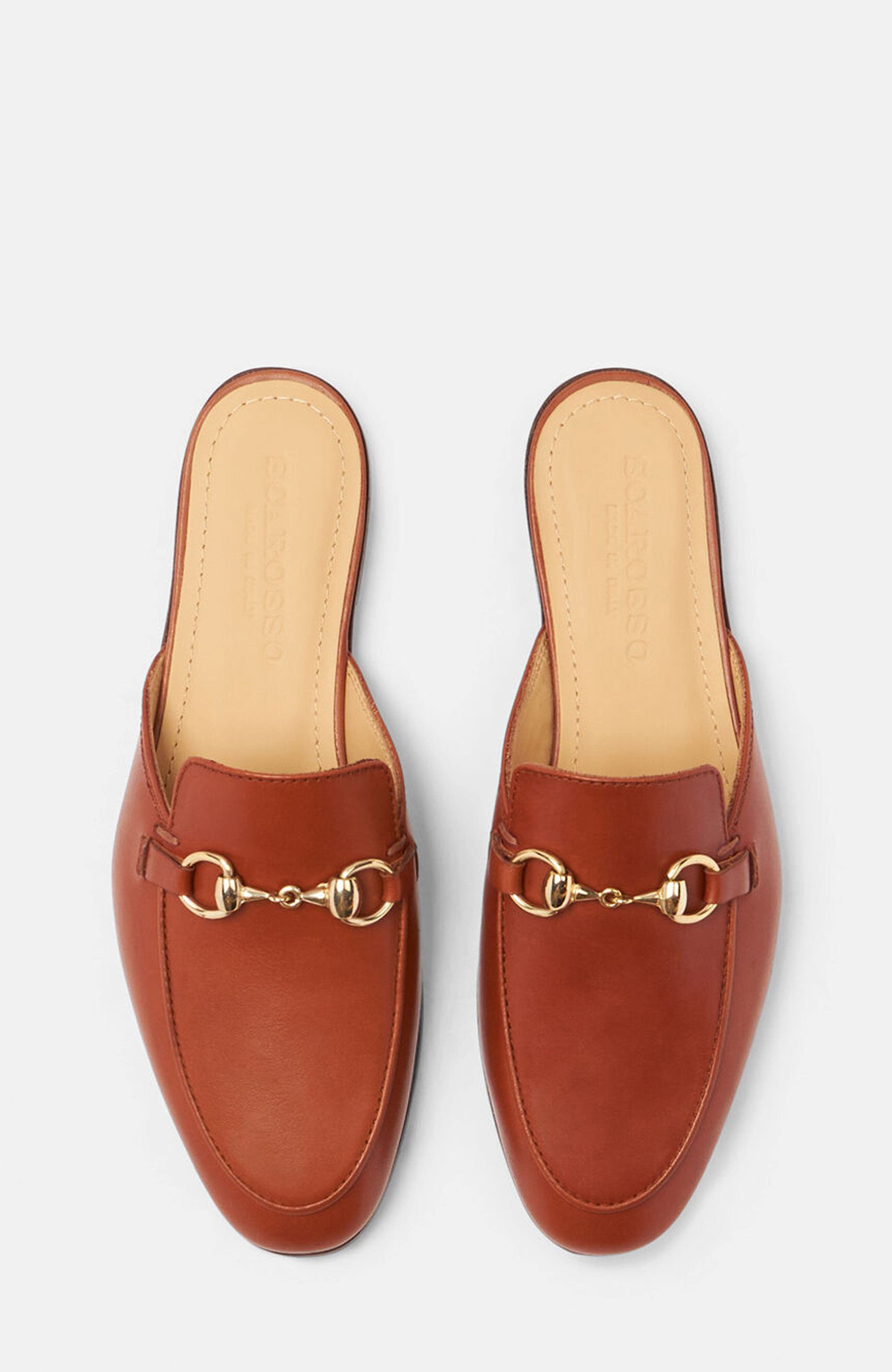 Serena Loafers, Alternate, color, Cognac - Calf
