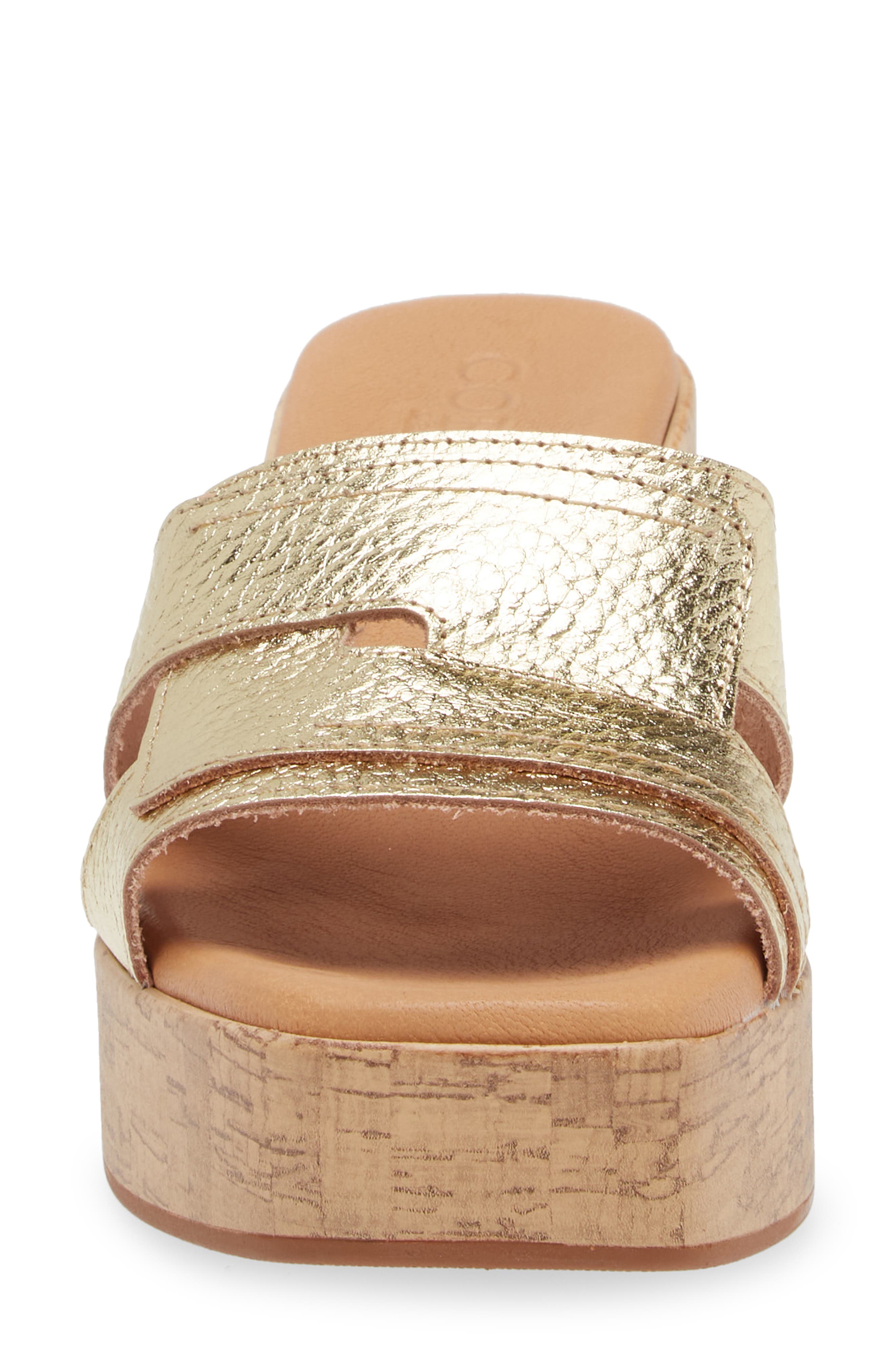 Cordani Marley Platform Slide Sandal, Alternate, color, Platino