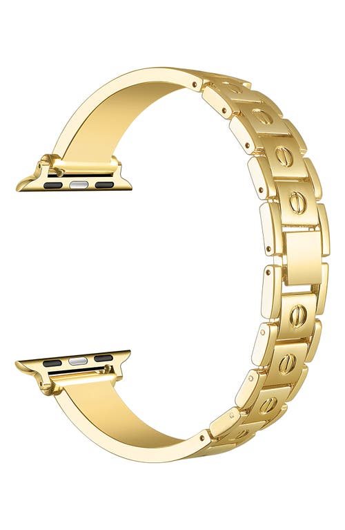 Posh Tech Cambell Stainless Steel Apple Watch® Watchband In Gold