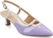 Journee Collection Padma Slingback Kitten Heel Pump - Wide Width Available