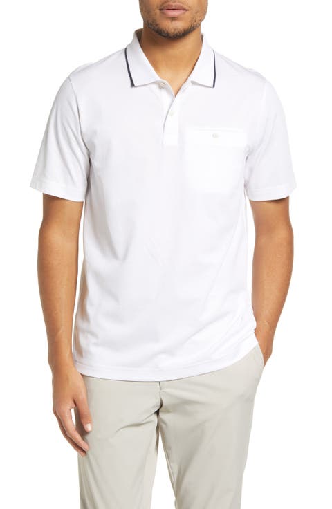 Galton Tipped Cotton Blend Polo