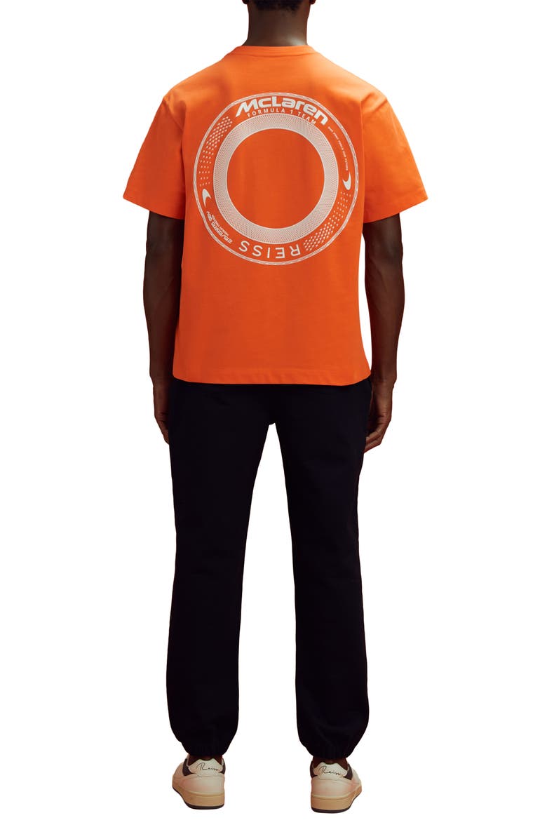 Reiss x McLaren Formula 1 Team Collection Cotton Graphic T-Shirt, Alternate, color, 