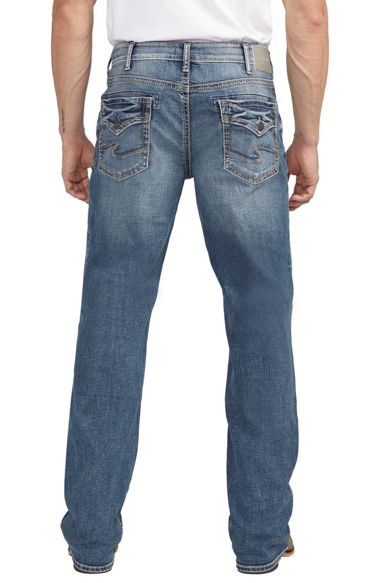 Silver Jeans Co. Zac Relaxed Straight Leg Jeans, Alternate, color, Indigo