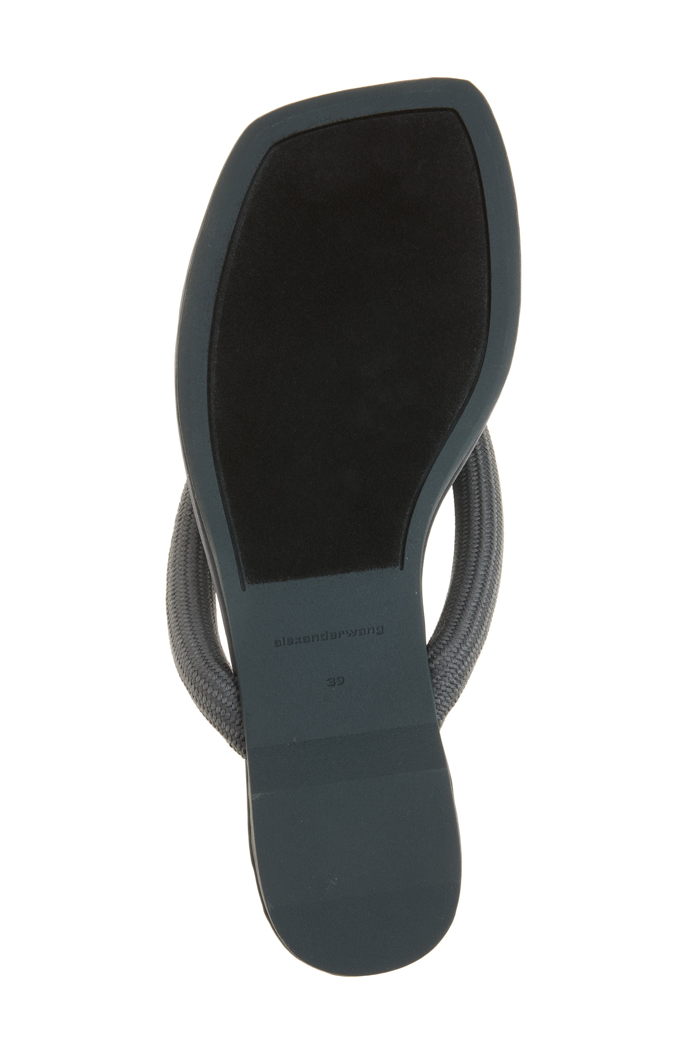 Jenna Tubular Strap Flip Flop, Alternate, color, GREY
