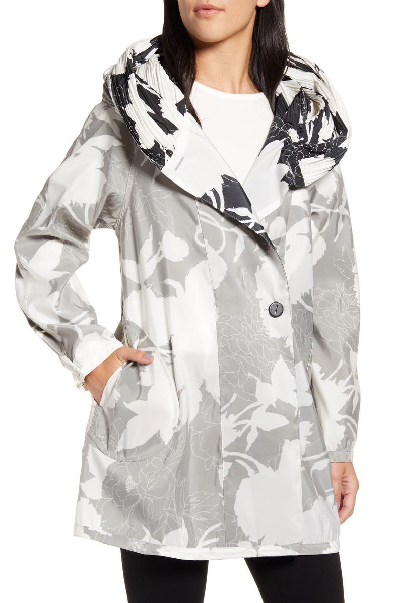 Mycra Pac Andi Reversible Hooded Raincoat, Alternate, color, 