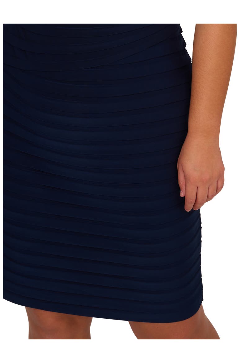 Cowl Neck Banded Dress, Alternate, color, MIDNIGHT