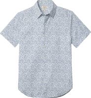 Bonobos Tech Slim Fit Floral Performance Short Sleeve Button-Up Shirt