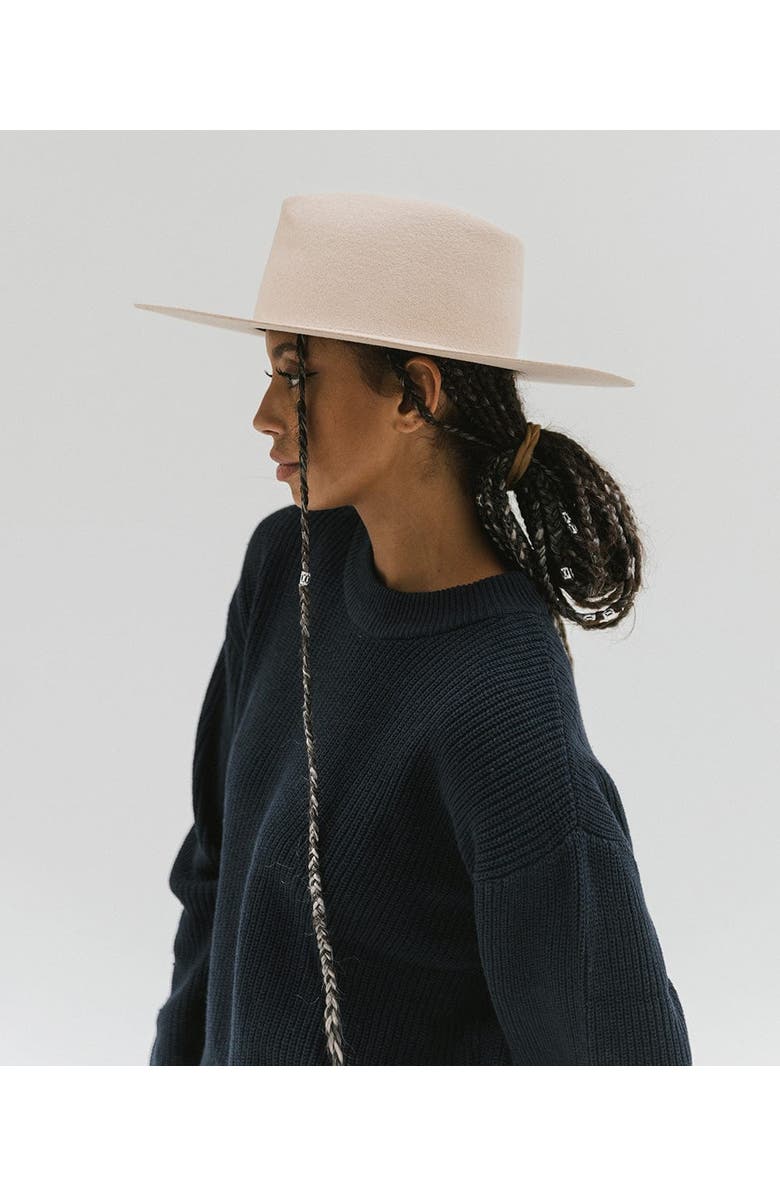Gigi Pip Dakota Wide Brim Felt Hat, Alternate, color, Cream