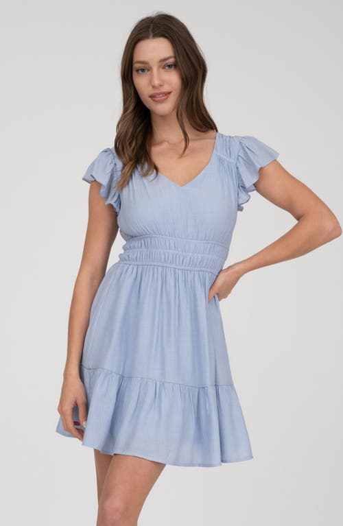 BLU PEPPER BLU PEPPER TIERED MINIDRESS