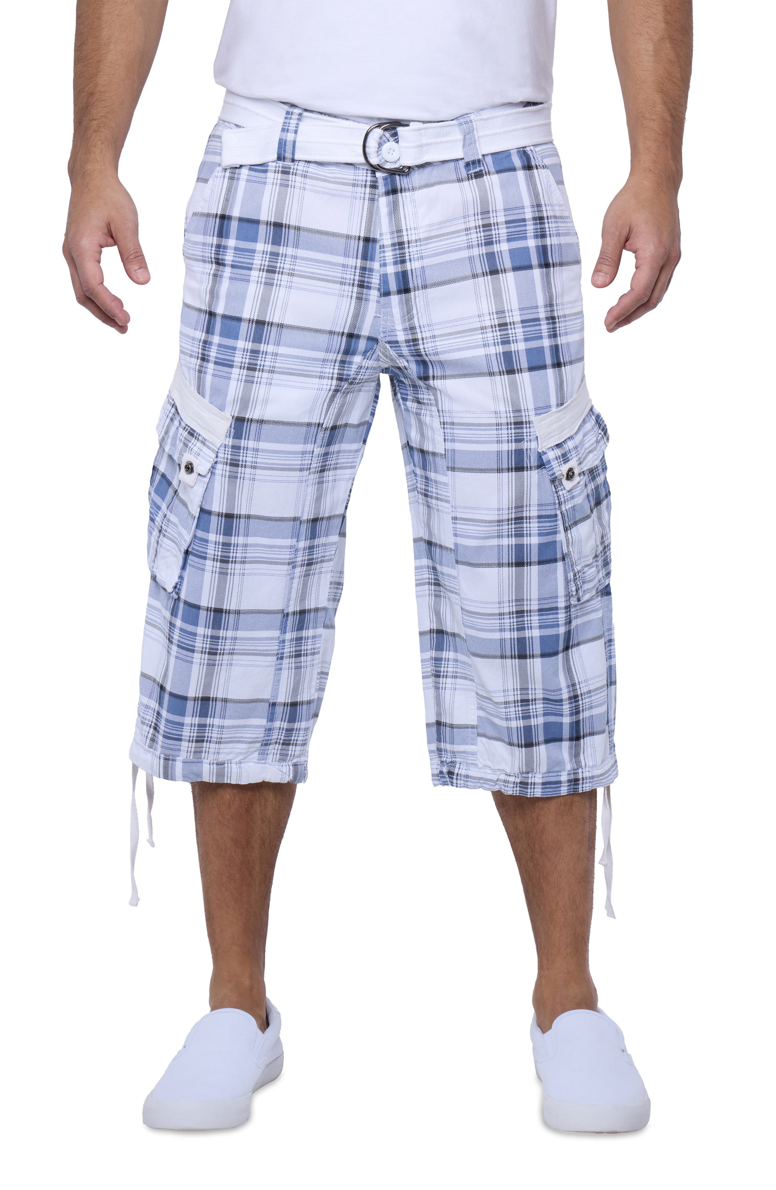 PLAID BLUE/ WHITE