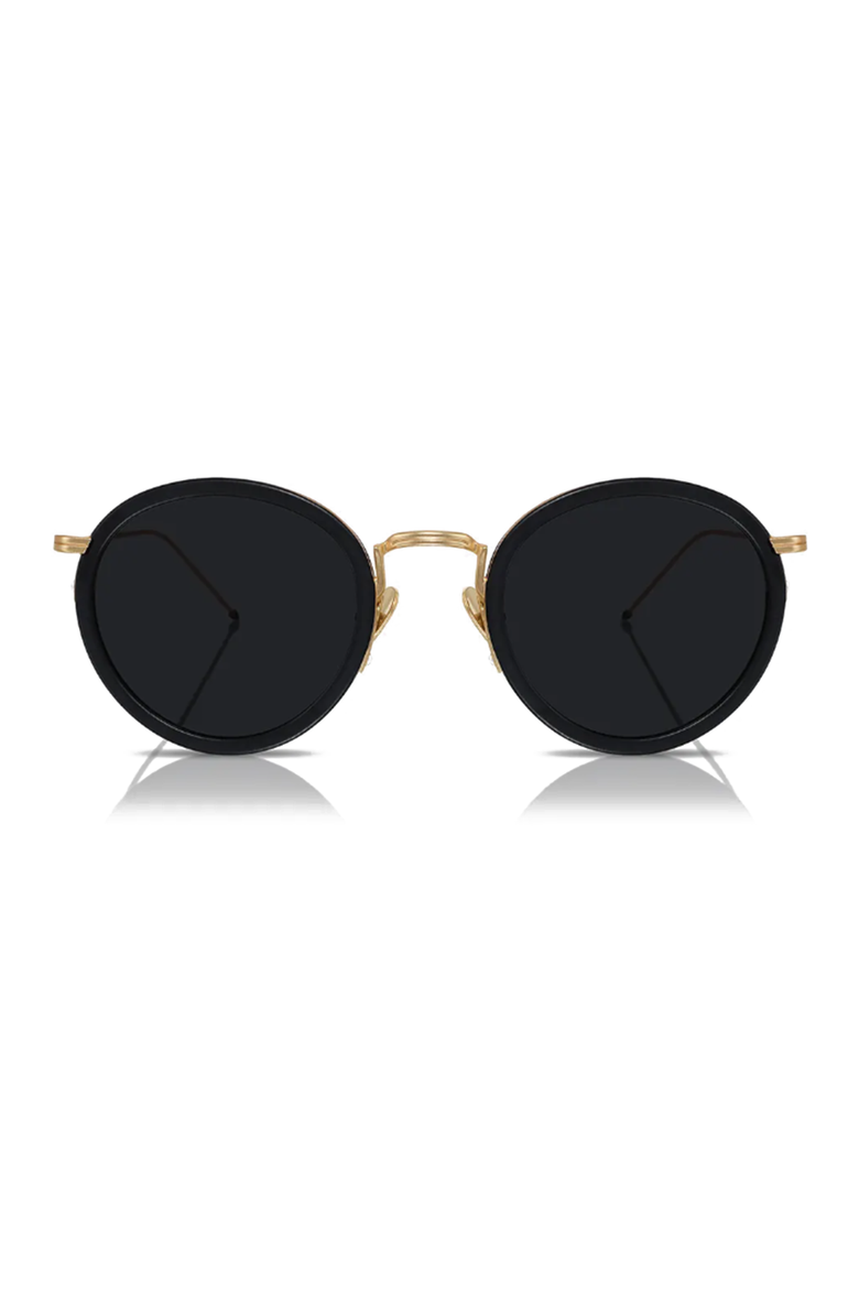 Coco 48mm Round Sunglasses, Main, color, Black