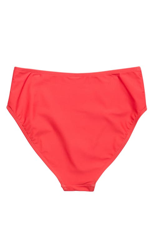 Snapper Rock High Waisted Sustainable Bikini Bottom In Green