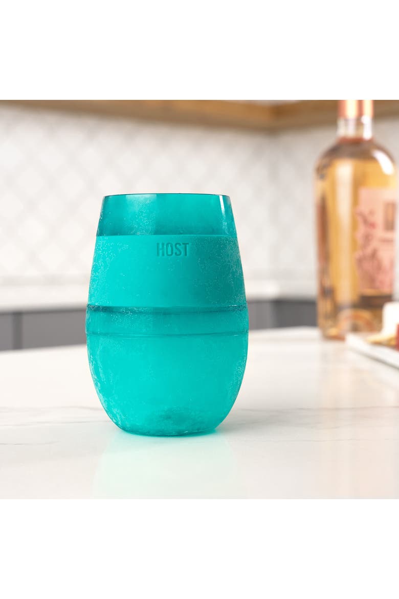 Wine FREEZE Cooling Cup, Alternate, color, Tinted Green