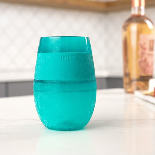 Host Wine Freeze Cooling Cup In Tinted Green