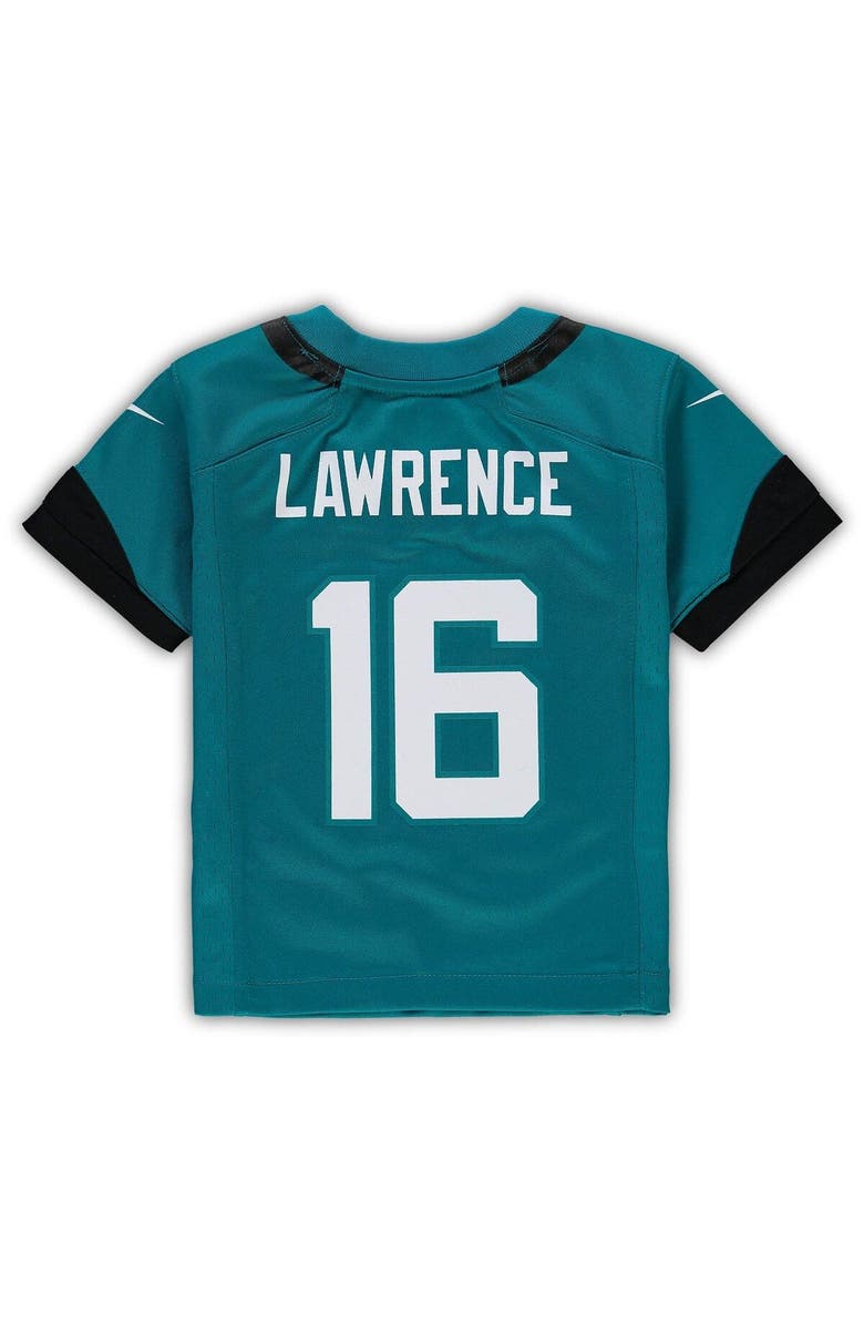Nike Preschool Nike Trevor Lawrence Teal Jacksonville Jaguars Game Jersey, Alternate, color, 