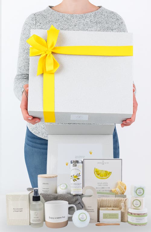 Lizush Get Well Gift Basket All Natural Care Package In Multi