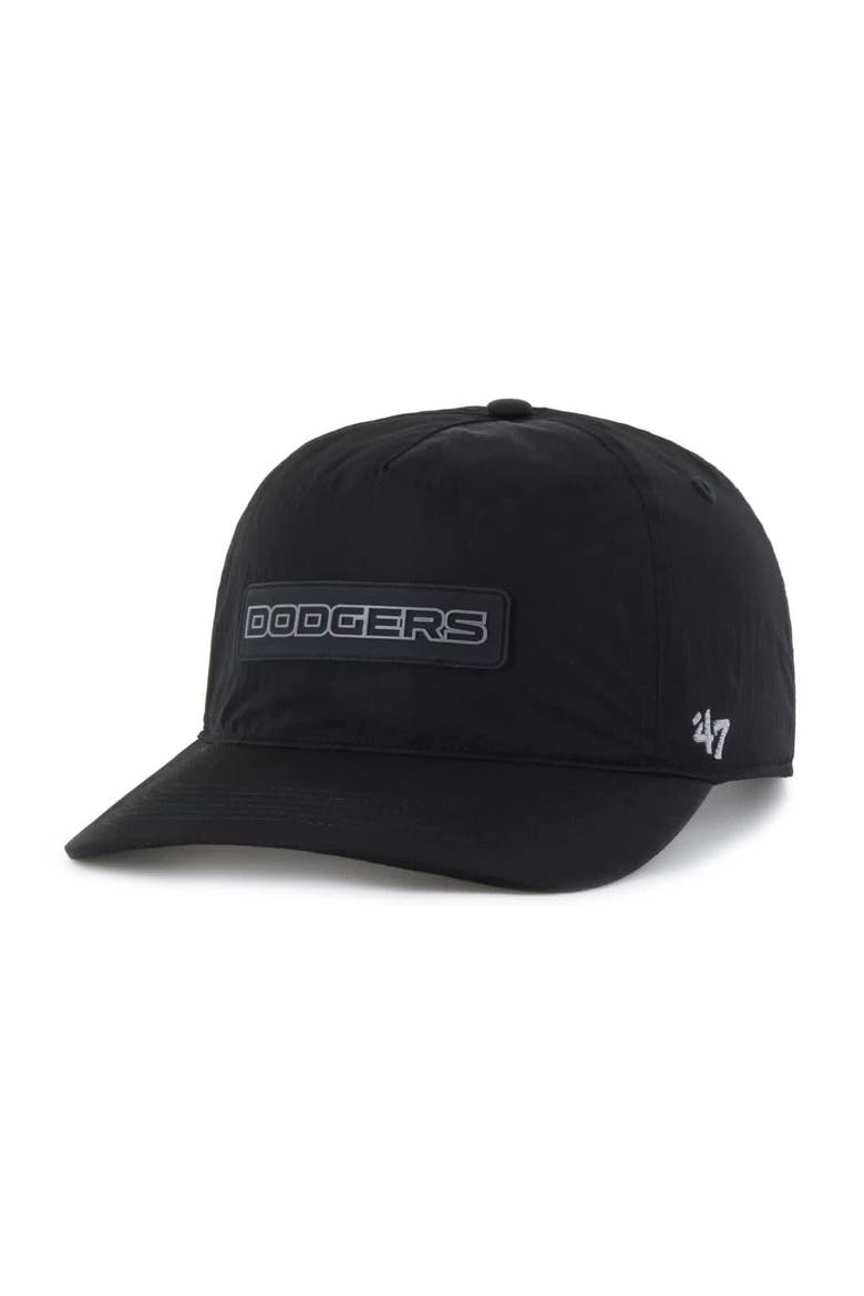 Men's '47 Black Los Angeles Dodgers Quiet Outdoors Hitch Adjustable Hat, Main, color, Black