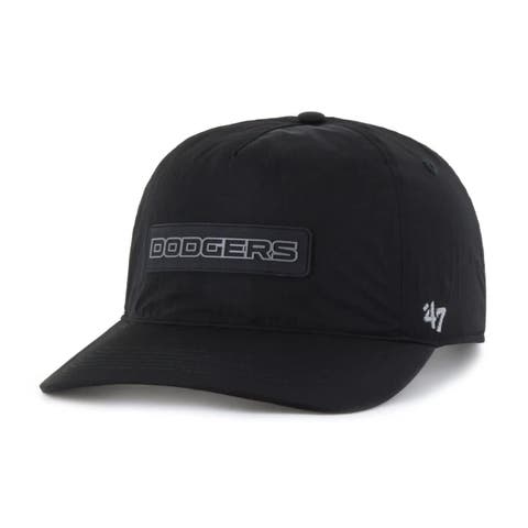 Men's '47 Black Los Angeles Dodgers Quiet Outdoors Hitch Adjustable Hat