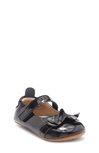 Old Soles Kids' Bow Chique Mary Jane Flat In Black