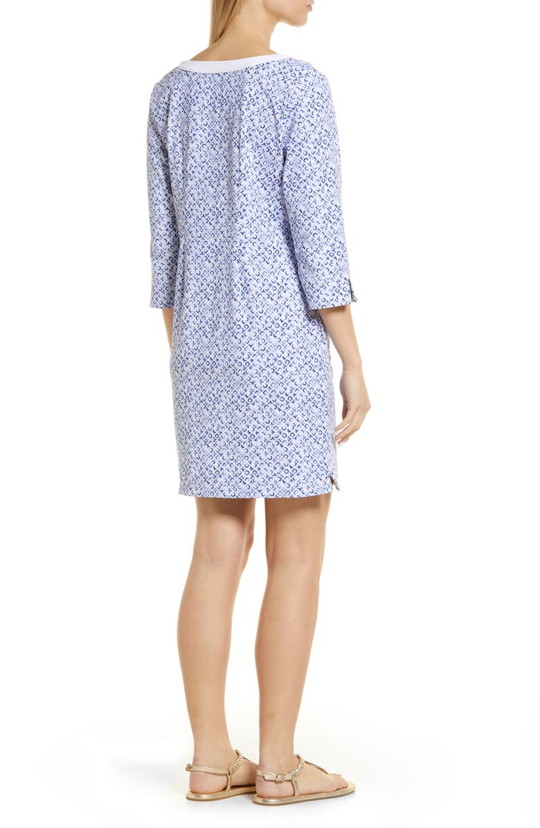 Tommy Bahama Aubrey Tile Print Tunic Dress, Alternate, color,