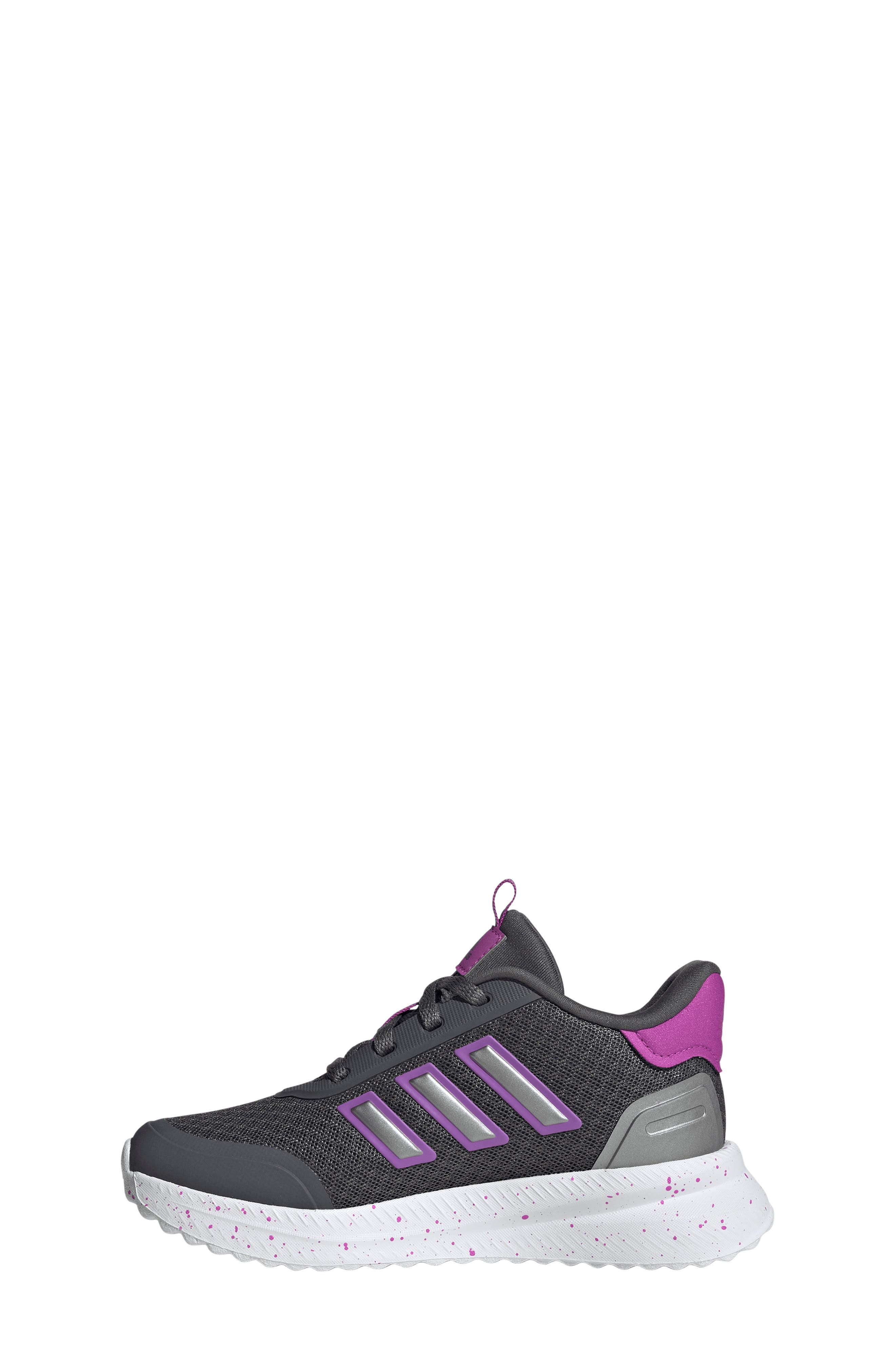 adidas x PLRPATH Kids' Running Shoe, Alternate, color, Grey / Purple Burst/ Iron Met.