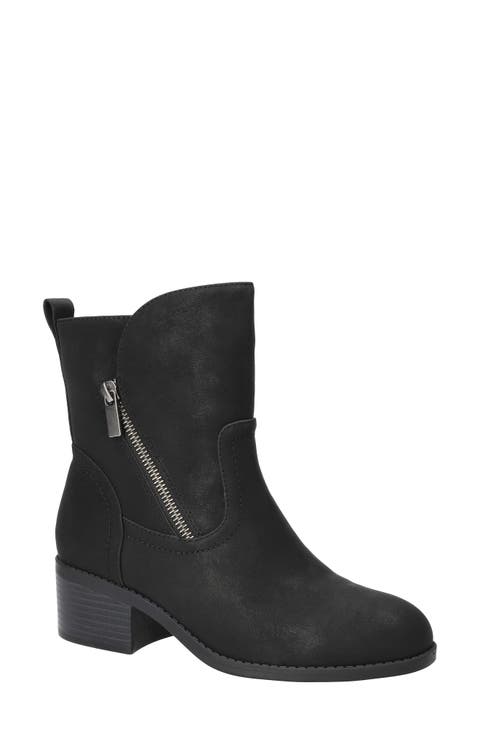 Rocky Faux Leather Ankle Boot
