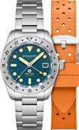 SPINNAKER Croft GMT Automatic Bracelet & Rubber Strap Watch, 39mm