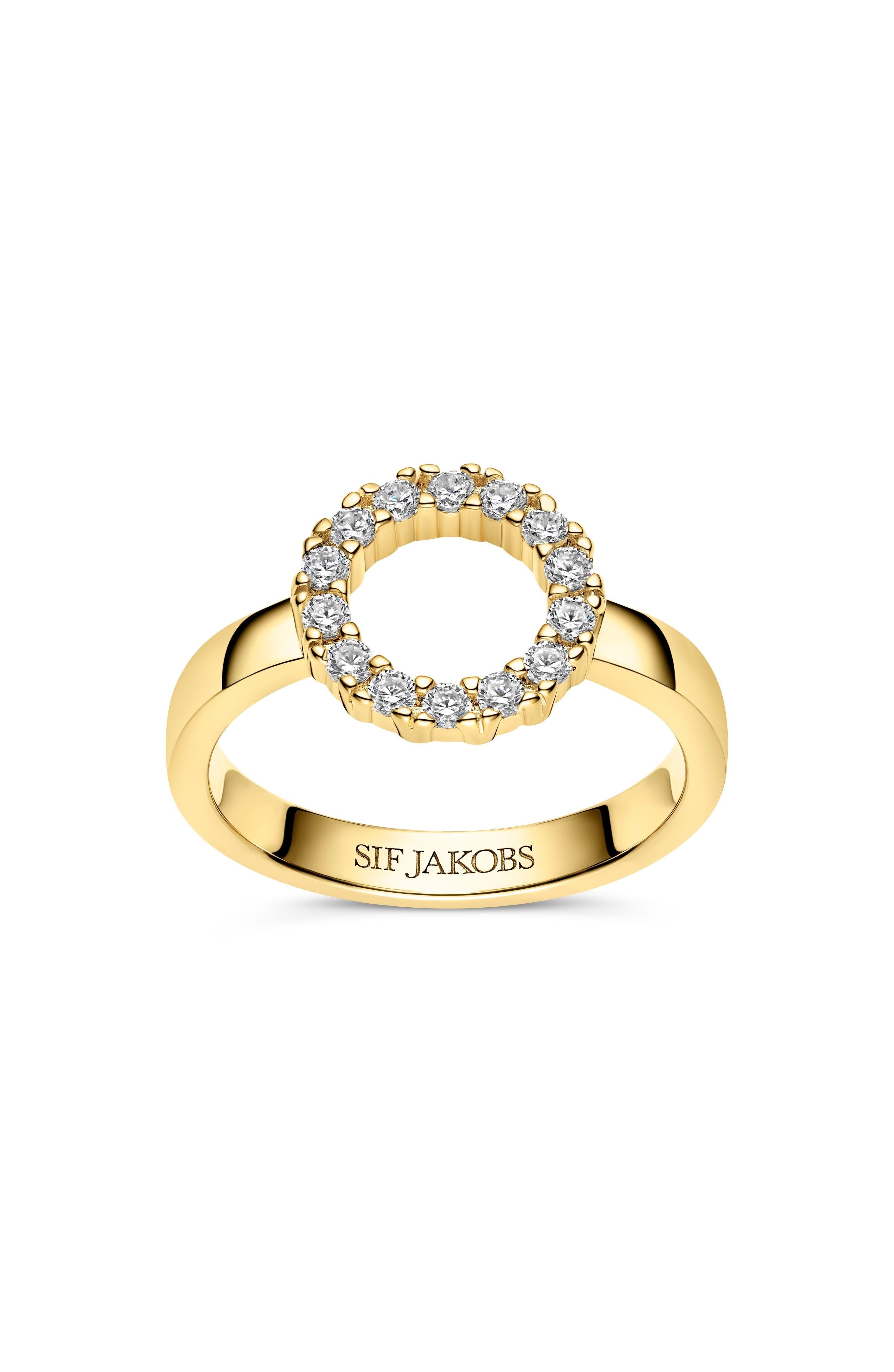 18k Gold Plated / White