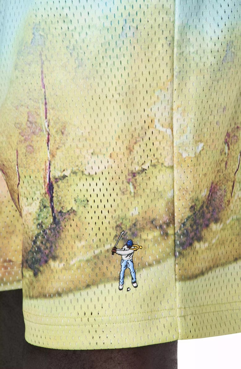 Eastside Golf Paradise Walk On Mesh Shorts, Alternate, color, 