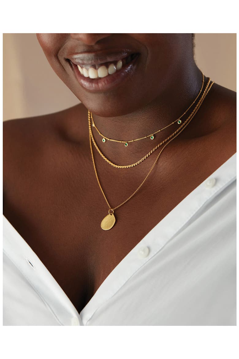 Fine Chain Link Necklace, Alternate, color, GOLD