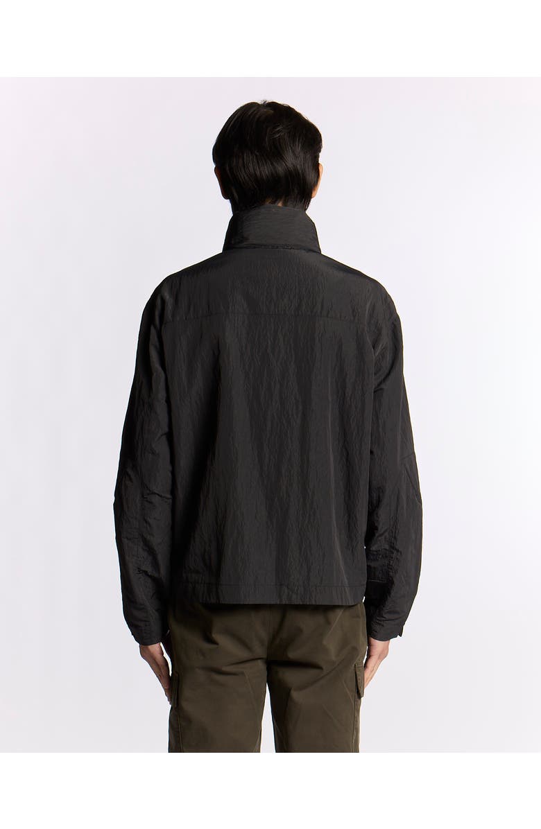 Lyle & Scott Long Sleeve Fold Away Hood Jacket, Alternate, color, Black Ice