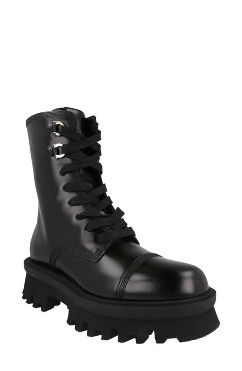 Kira Leather Lug Boot (Women)