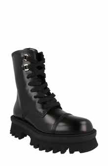 FERRAGAMO Kira Leather Lug Boot
