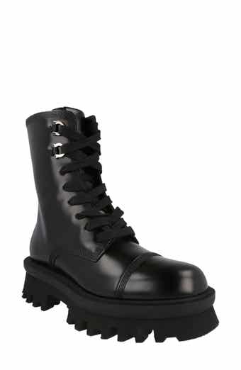 FERRAGAMO Kira Leather Lug Boot