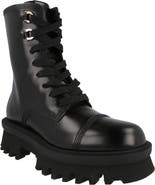 FERRAGAMO Kira Leather Lug Boot