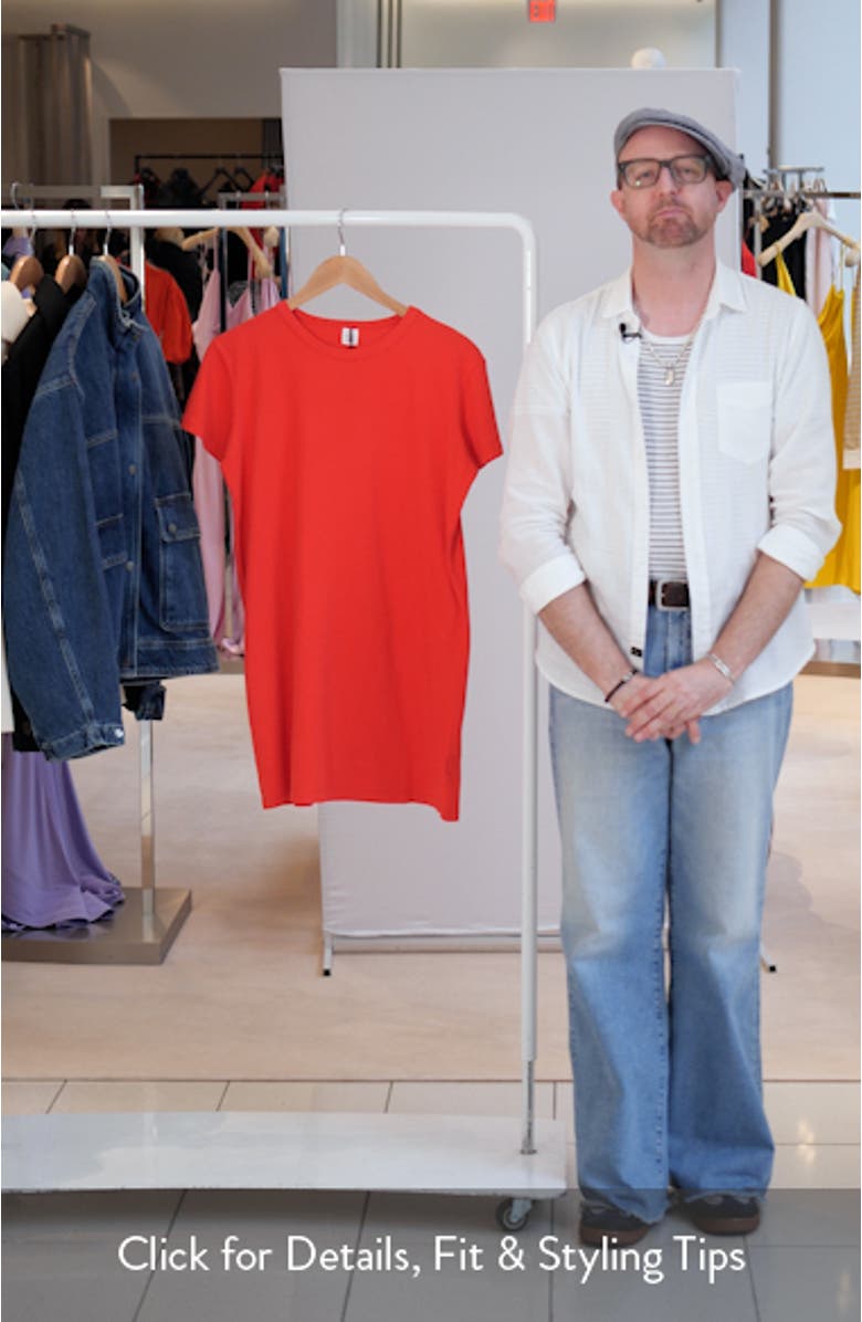 Margo Short Sleeve T-Shirt Dress, sales video thumbnail