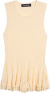 ASHLYN Bennett Ruffle Hem Sleeveless Sweater