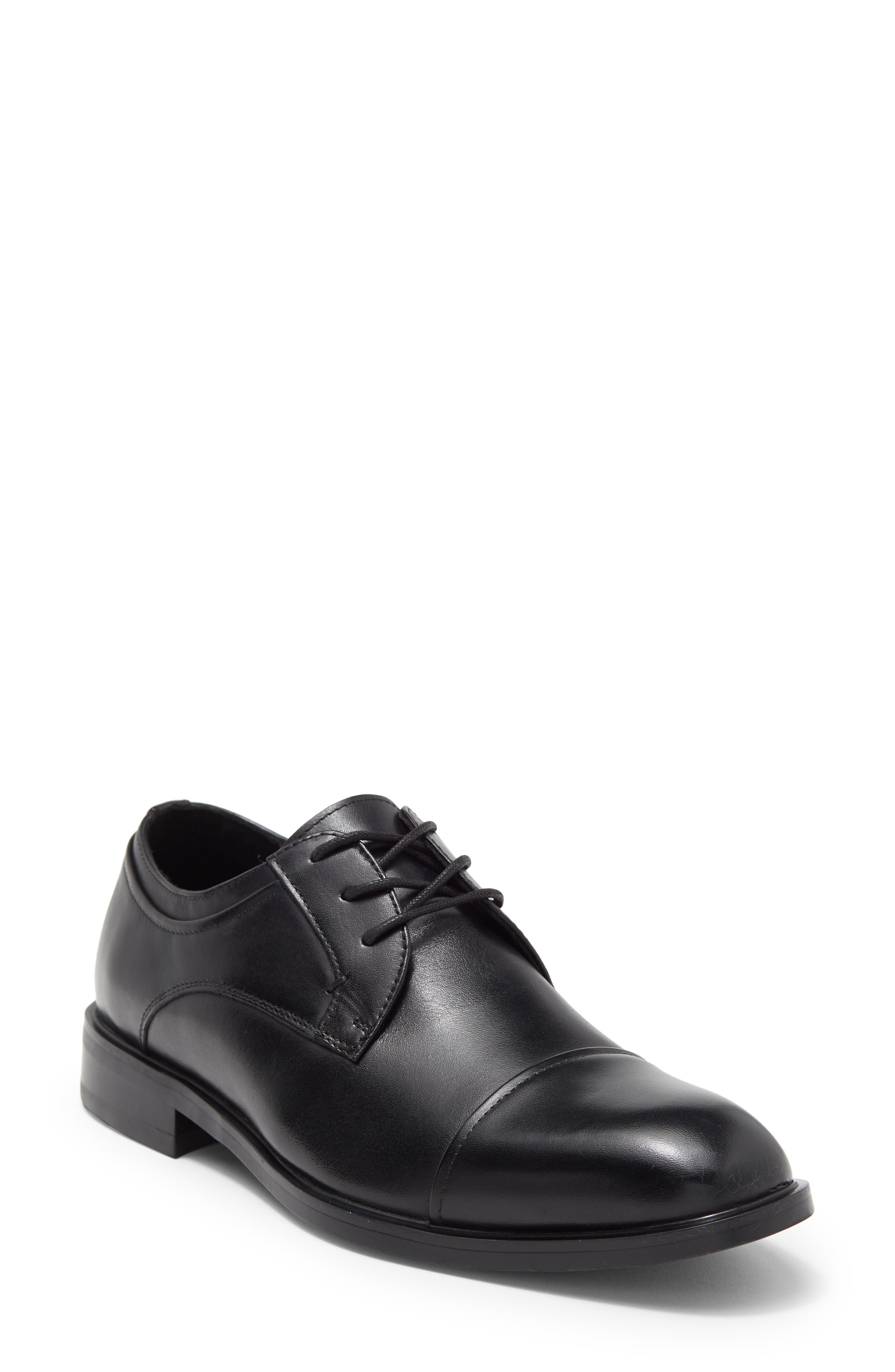 NORDSTROM RACK Greyson Cap Toe Leather Derby