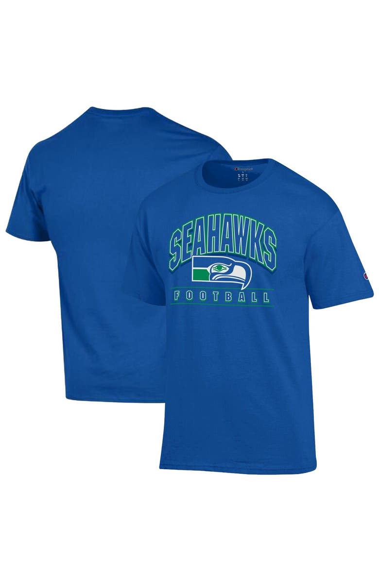 Champion Men's Champion Royal Seattle Seahawks Jersey T-Shirt, Main, color, Royal