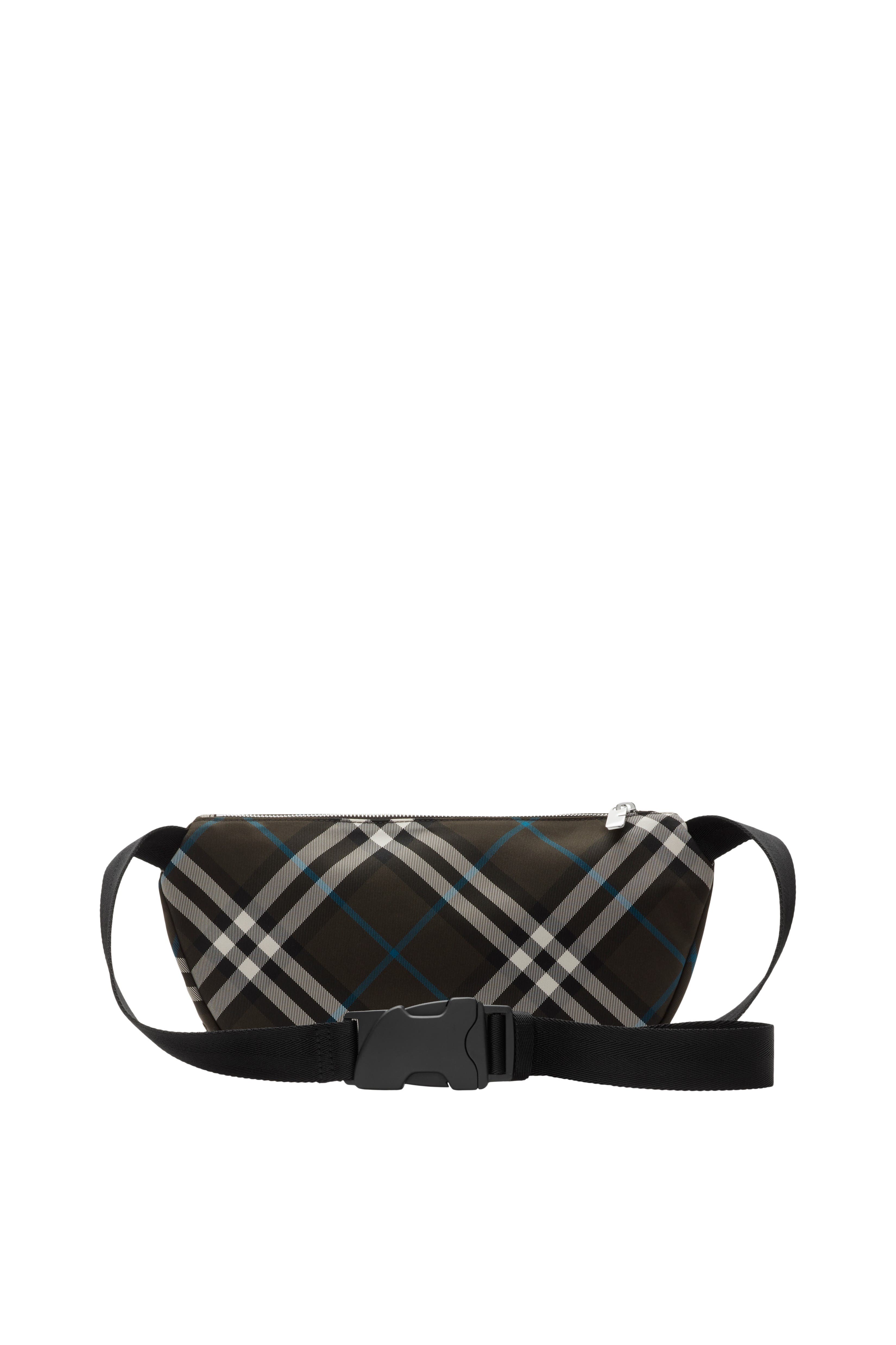 Burberry Check Belt Bag, Alternate, color, Snug