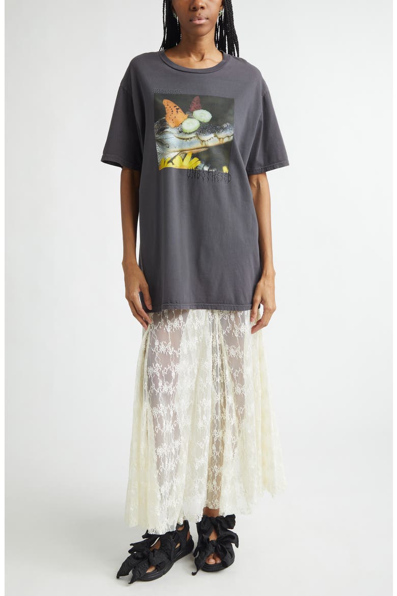 Pamela Sheer Lace Midi Skirt, Alternate, color, BUTTER YELLOW