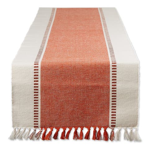 Dobby Stripe Ribbed Table Runner