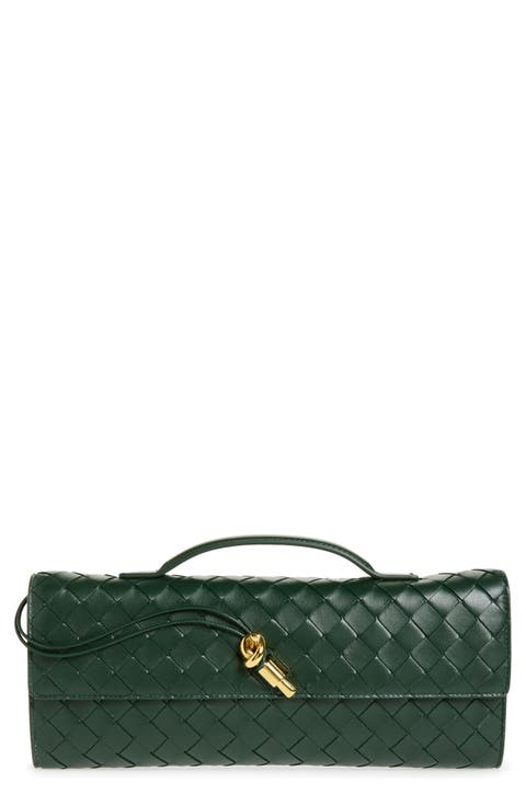 Long Andiamo Intrecciato Clutch Bag